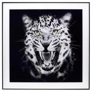 Decor Picture Square Large Growl Leopard