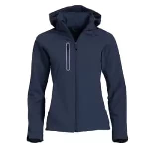 Clique Womens/Ladies Milford Soft Shell Jacket (3XL) (Dark Navy)