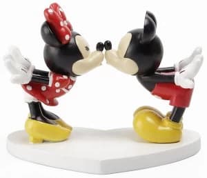 Mickey Mouse Minnie & Mickey Kissing Statue multicolor