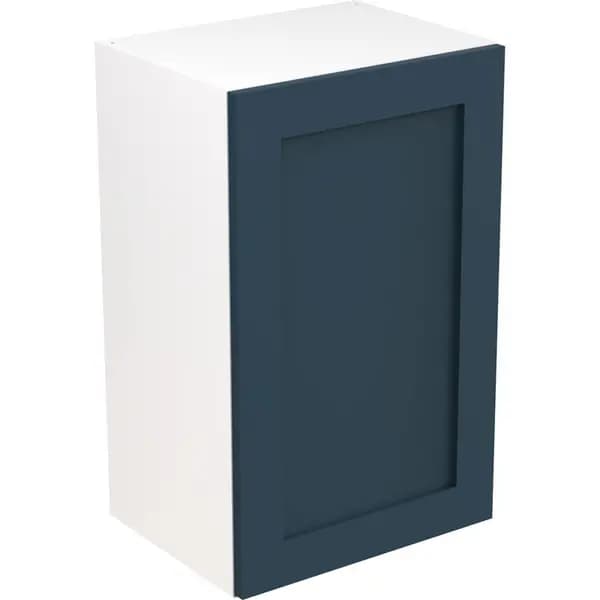 Kitchen Kit Ready Made Shaker Kitchen Cabinet Wall Unit Ultra Matt 450mm in Indigo Blue