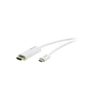 Kramer Electronics C-USBC/HM15 video cable adapter 4.6 m HDMI Type A (Standard) White