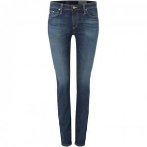 AG Jeans Prima Mid Rise Cigarette Jeans - Denim Mid Wash