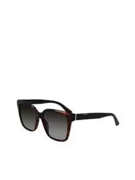 Calvin Klein Rectangle Sunglasses - Brown Havana