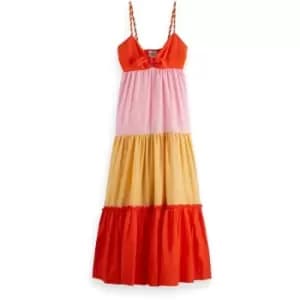 Scotch and Soda Colour Block Dress - Pink