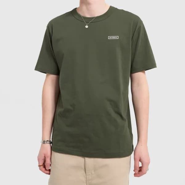 New Balance essentials winter t-shirt in green