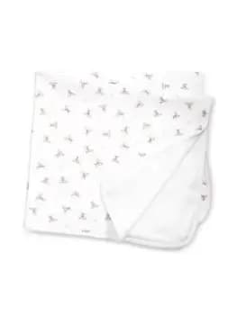 Ralph Lauren Baby All Over Print Blanket - White