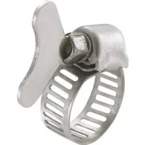 Hose clamps wing bolt Silver 54