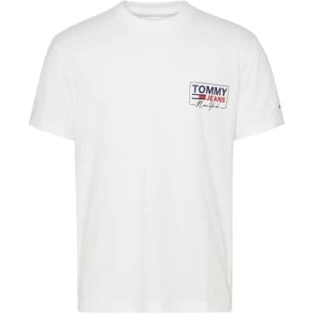 Tommy Jeans Jeans New York Back Logo T Shirt - YBR White