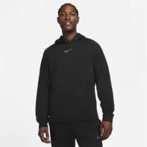 Nike Pro Pull Over Fleece Hoodie Mens - Black
