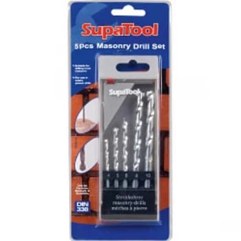 SupaTool Masonry Drill Bits 5 Piece