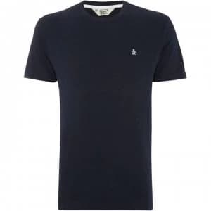 Original Penguin Short Sleeve Crew Neck T Shirt - Navy