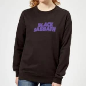 Black Sabbath Logo Womens Sweatshirt - Black