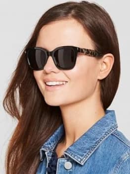 Tommy Hilfiger Sunglasses BlackAnimal Print Print Women
