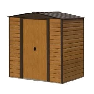 Rowlinson 6 x 5 Woodvale Metal Apex Shed With Floor