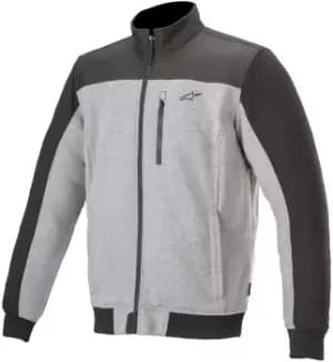 Alpinestars Cafe Track Motorcycle Zip Hoodie, black-grey, Size S, black-grey, Size S