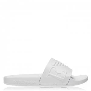 Emporio Armani Logo Sliders White Size 10 Men