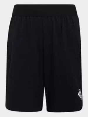 adidas Designed For Sport Aeroready Training Shorts, Black, Size 11-12 Years