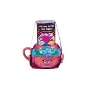 Trolls Poppy Shaped Mug and Puzzle Set