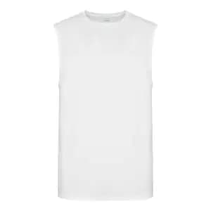 AWDis Just Cool Mens Smooth Sports Vest (S) (Arctic White)