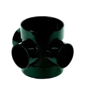 Floplast Ring Seal Soil Black Boss Pipe, (Dia)110mm (L)141mm