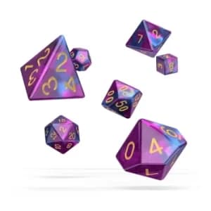 Oakie Doakie Dice RPG Set Gemidice (Amethyst)