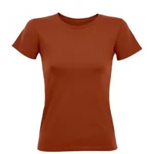 SOLS Womens/Ladies Regent Fit Short Sleeve T-Shirt (XXL) (Terracotta)