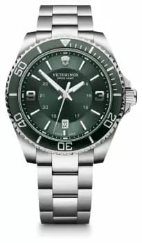 Victorinox 241934 Maverick Green Dial Stainless Steel Watch