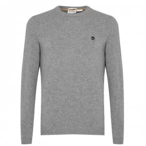 Timberland Cohas Brook Crew Jumper - Med Grey Hthr