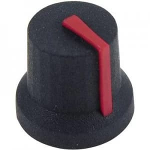 Cliff CL170853BR Knob K87Mbr Black Red 6mm D