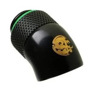 Bitspower G 1/4" Rotary 45 Degree IG 1/4" Adapter - Black Matte Finish