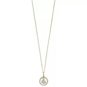 Elements Gold Swinging Diamond Heart Pendant GP2125