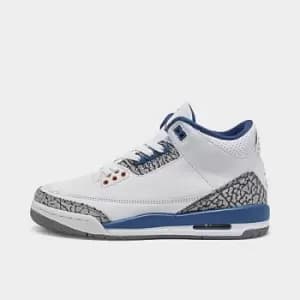 Big Kids Air Jordan Retro 3 Basketball Shoes