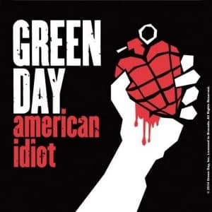 Green Day - American Idiot Single Cork Coaster