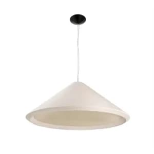 Hue 4 Light Large Dome Ceiling Pendant Ivory, E27