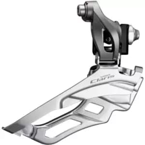 Shimano Claris R2030 Triple 8 Speed Braze On Front Derailleur - Grey