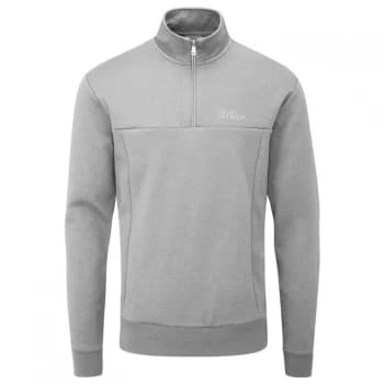 Oscar Jacobson Tour Sweater - Light Grey