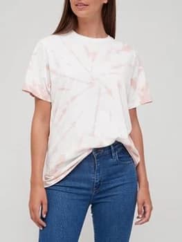 Levis Tie Dye Oversized Tee - Sand, Size L, Women