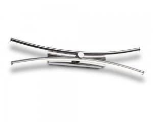 Wall Lamp, Picture Light, 2x 12W LED, 4000K, 1560lm, Polished Chrome