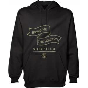 Bring Me The Horizon Banner Mens Large Hoodie - Black
