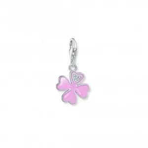 Charmista Pink Cold Enamel Clover Charm Pendant 2022-041-9
