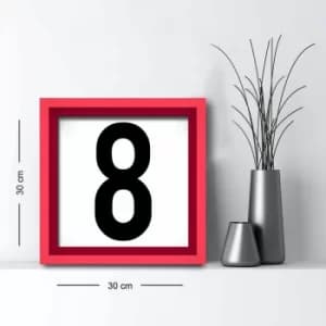 3030AHS-0111k Multicolor Decorative Framed MDF Painting