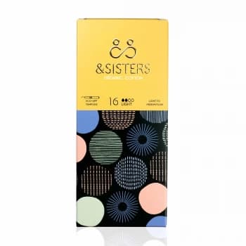 &Sisters Cotton Eco-Applicator Tampons - Light 16 pieces