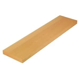Wickes Floating Shelf Beech - 38 x 230 x 900mm