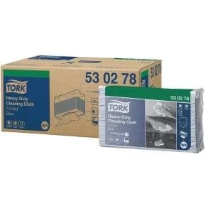 Tork W4 Cleaning Cloth Blue 100 Sheets Pack of 5 530278
