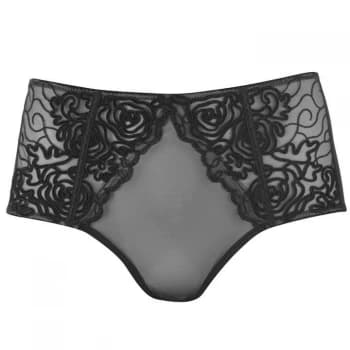 Ann Summers Ann Cornelli High Waist Briefs Ladies - Black Nude
