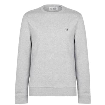 Original Penguin Original Fleece Crew Sweater - Grey