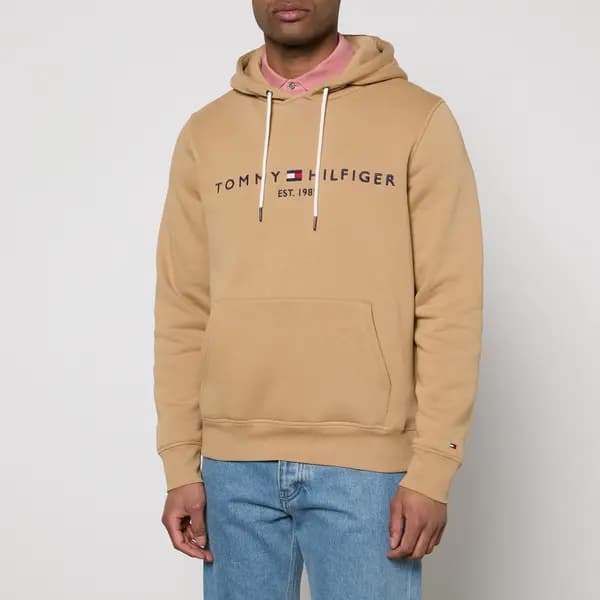 Tommy Hilfiger Tommy Logo Cotton-Blend Jersey Hoodie - XL