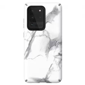 Speck Presidio Inked Samsung Galaxy S20 Ultra Phone Case Matte Grey Wh