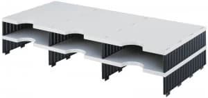 Styrodoc Trio Additional 6 Compartment AOn GY BK