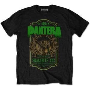 Pantera - Snakebite XXX Label Mens Large T-Shirt - Black